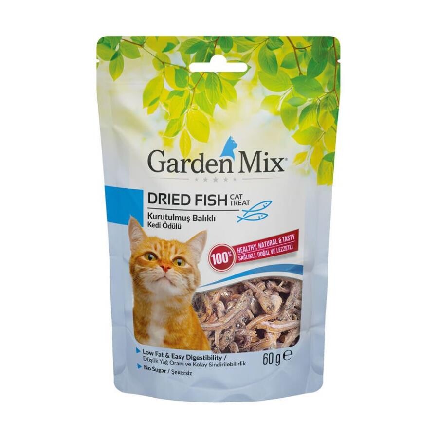 Gardenmix Kurutulmuş Balıklı Kedi Ödülü 60 GR | SRC: Barcode: 8681085428808